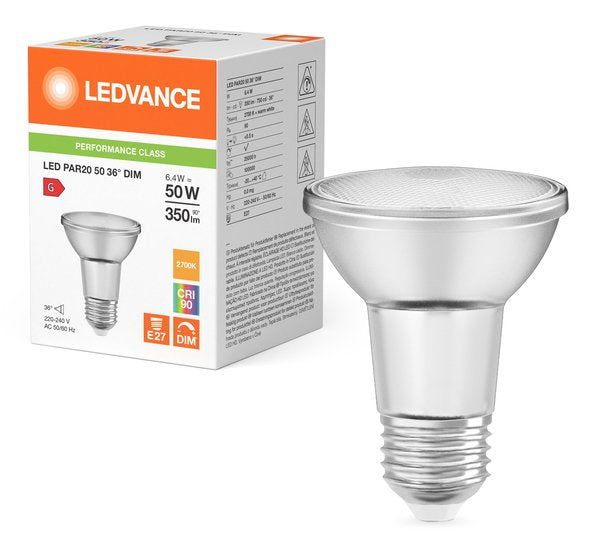 EAN 4099854071133 - Osram LED PAR20 DIM P lámpara LED Blanco cálido 2700 K 6,4 W E27 G imagen 5