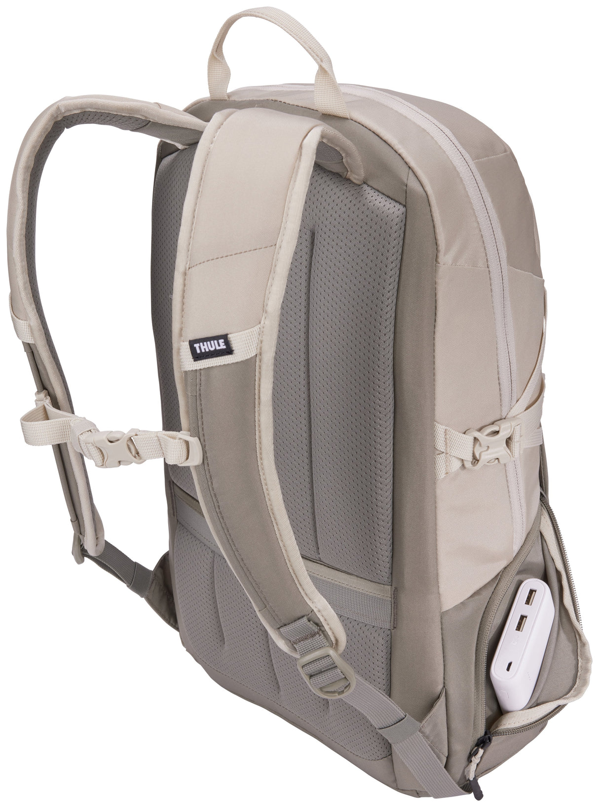 Thule Enroute Tebp4116 - Pelican/Vetiver Mochila Mochila Informal Gris, Blanco Nylon Beige, Ciudad, 39,6 Cm (15.6"), Compartimento Del Portátil, Nylon