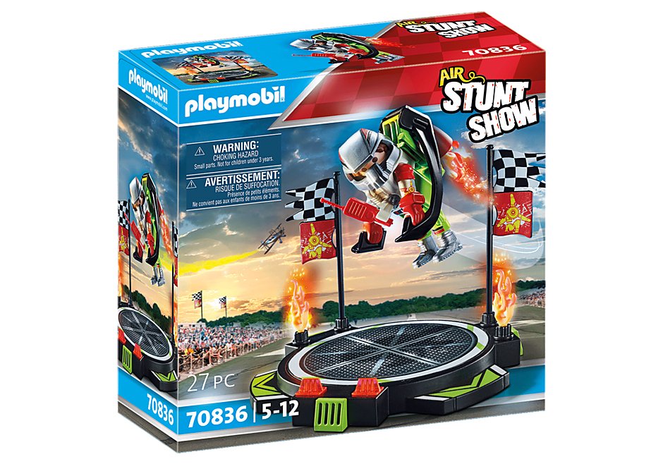 Playmobil 70836 Air Stuntshow Mochila Propulsora