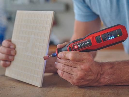 Amoladora Einhell Te-Mt 7,2 Li, Recta Rojo/Negro