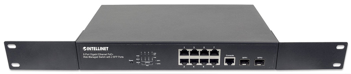 EAN 0766623561167 - Intellinet 561167 switch Gestionado Gigabit Ethernet (10/100/1000) Energía sobre Ethernet (PoE) Negro imagen 7