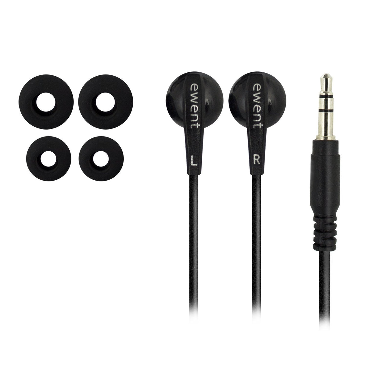 Ewent Ew3584 Auriculares Color Negro