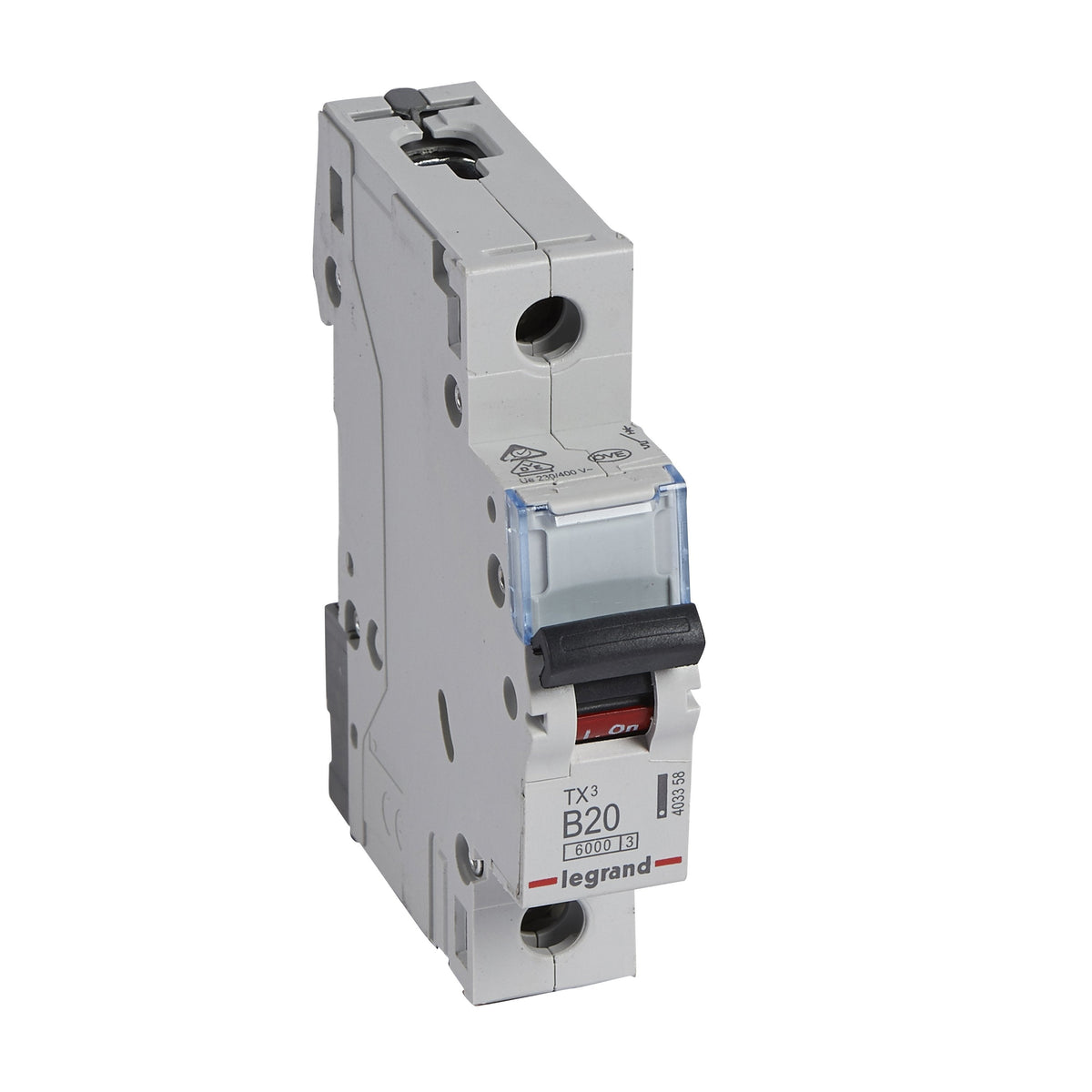Legrand 403358 Tx3 Ls-Interruptor B 20a 1-Polos 6ka 230 400vac 1te