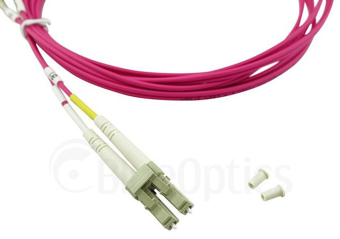 Blueoptics Lwl Cable De Red Lc / Lc Mm Om4 Magenta 30,0m