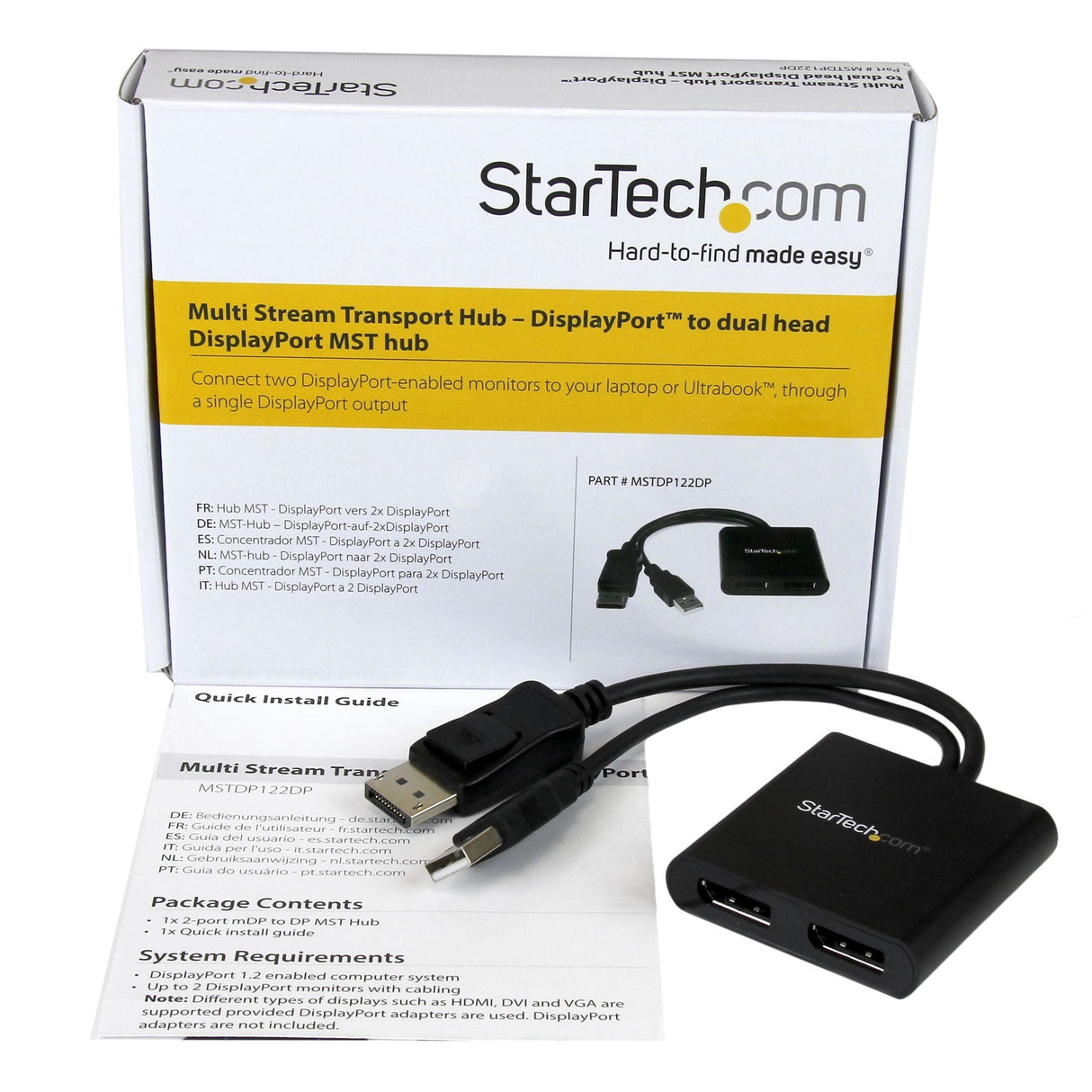 EAN 0065030860574 - StarTech.com MSTDP122DP divisor de video imagen 9