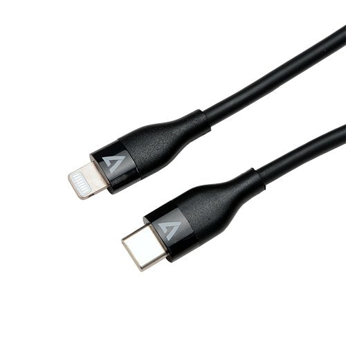 EAN 0662919111927 - V7 V7USBCLGT-1M cable de conector Lightning Negro imagen 3