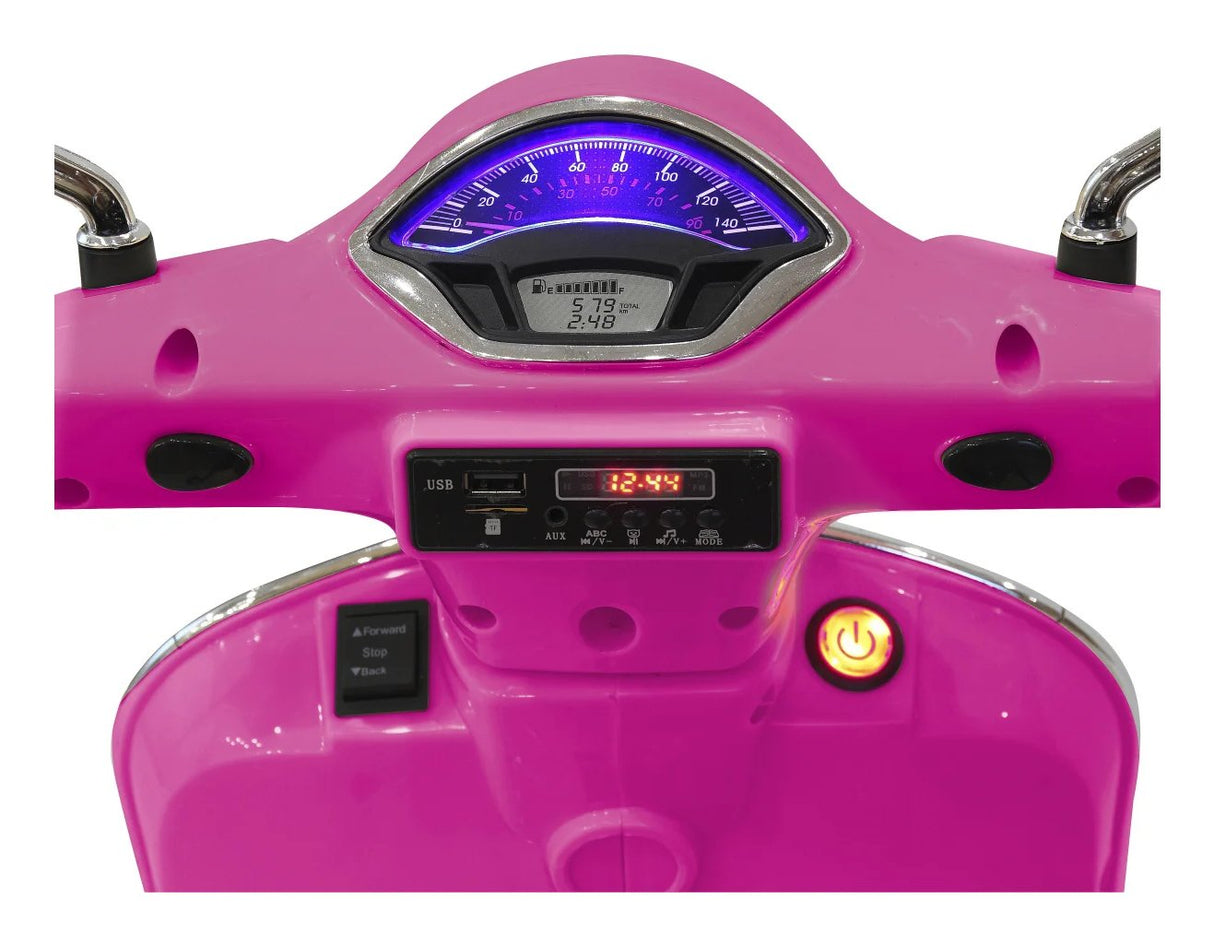 Jamara Ride-On Vespa Gts 125 Rosa Li-Power 12.6