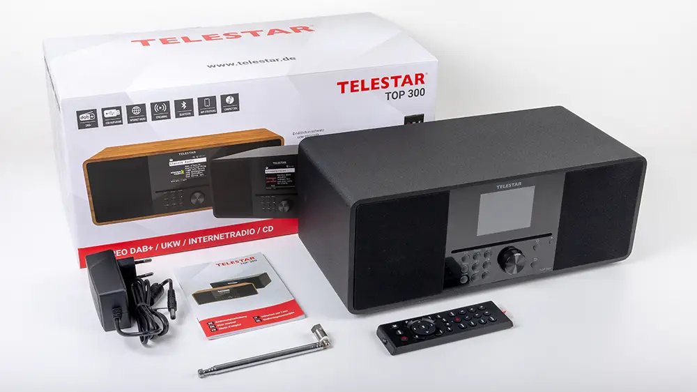 Telemar Top 300 Negro Multifunktionsradios Mationär