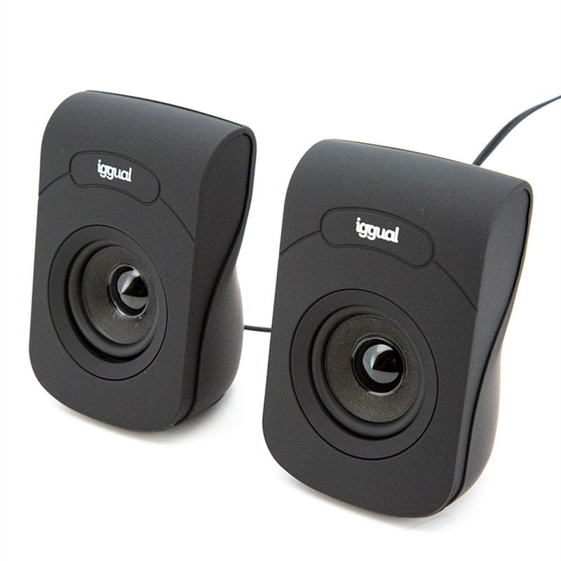 Iggual Altavoces 2.0 6w Mini-Jack + Usb