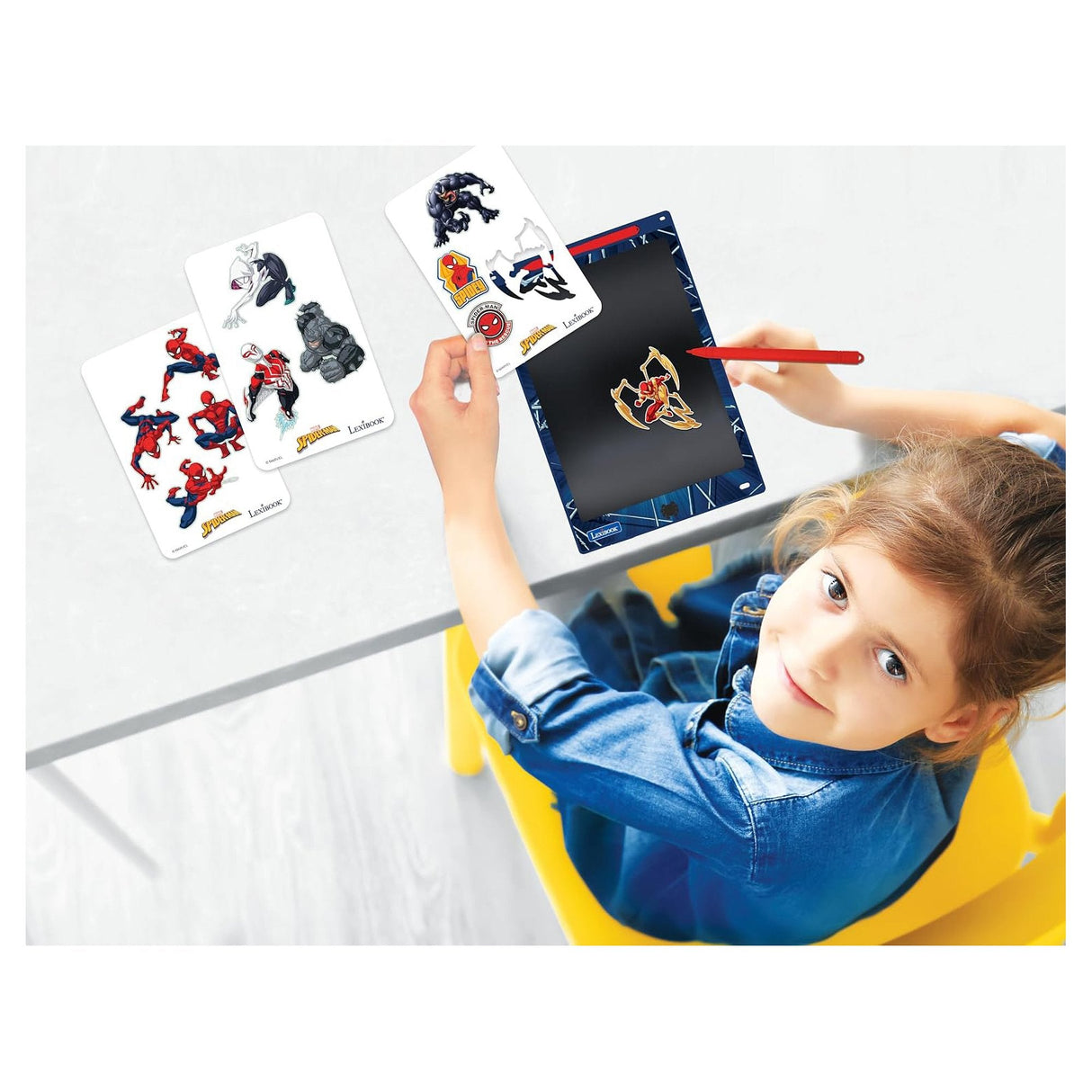 Pizarra Magica Educativa Spiderman Marvel