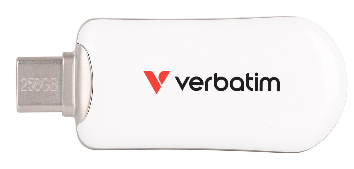 Verbatim Plectra White 256gb Usb-C Flash Drive 30230