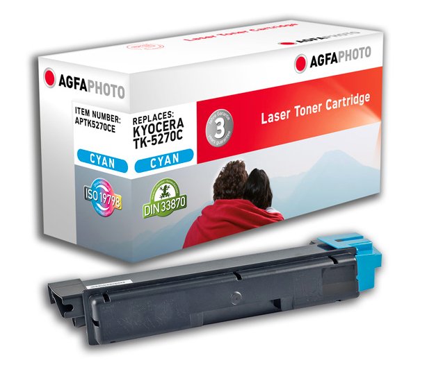 EAN 4250164857989 - AgfaPhoto APTK5270CE cartucho de tóner 1 pieza(s) Compatible Cian imagen 1