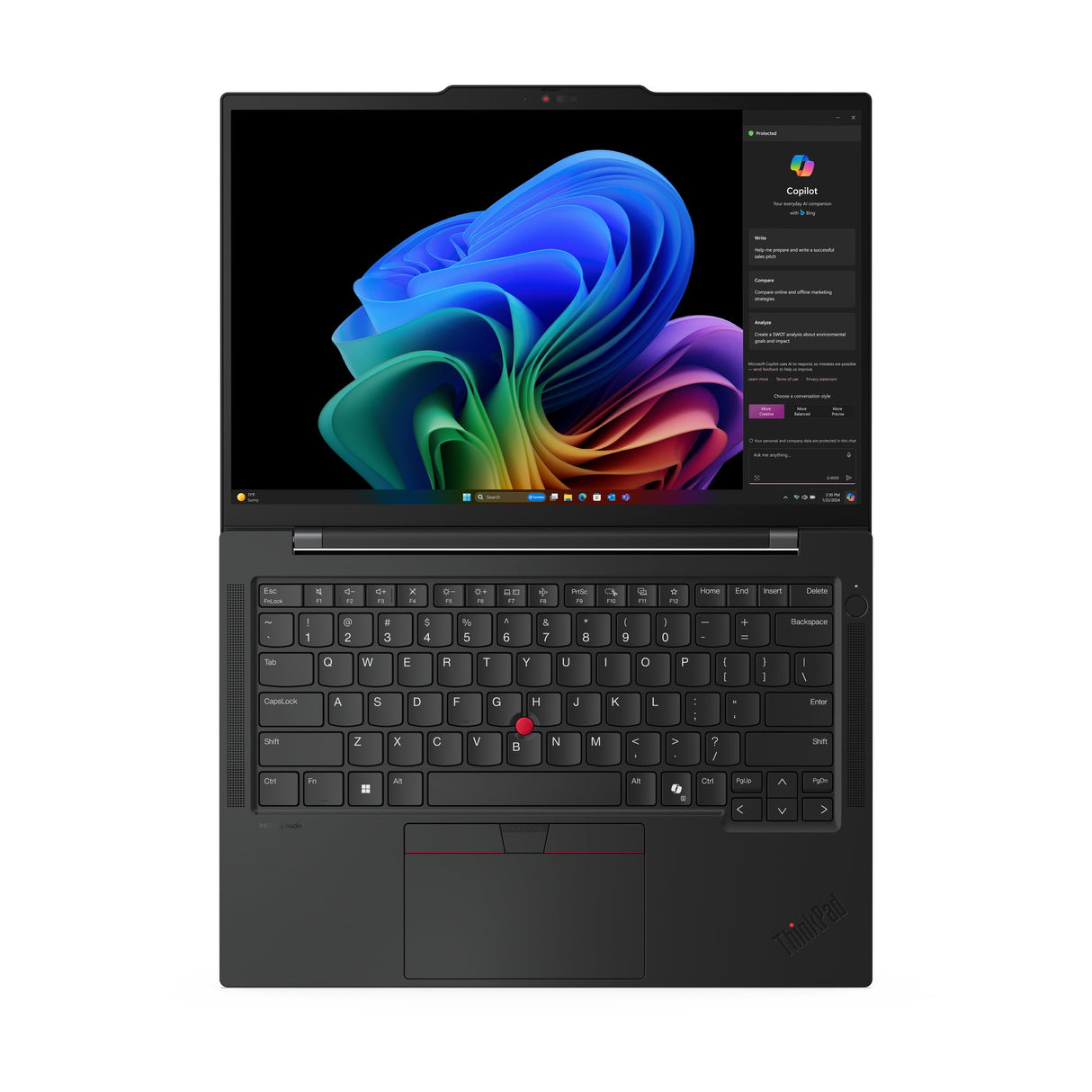EAN 0198155307591 - Lenovo ThinkPad T14s Gen 6 (Snapdragon) Copilot+ PC Qualcomm Snapdragon X1P-42-100 Portátil 35,6 cm (14") imagen 10