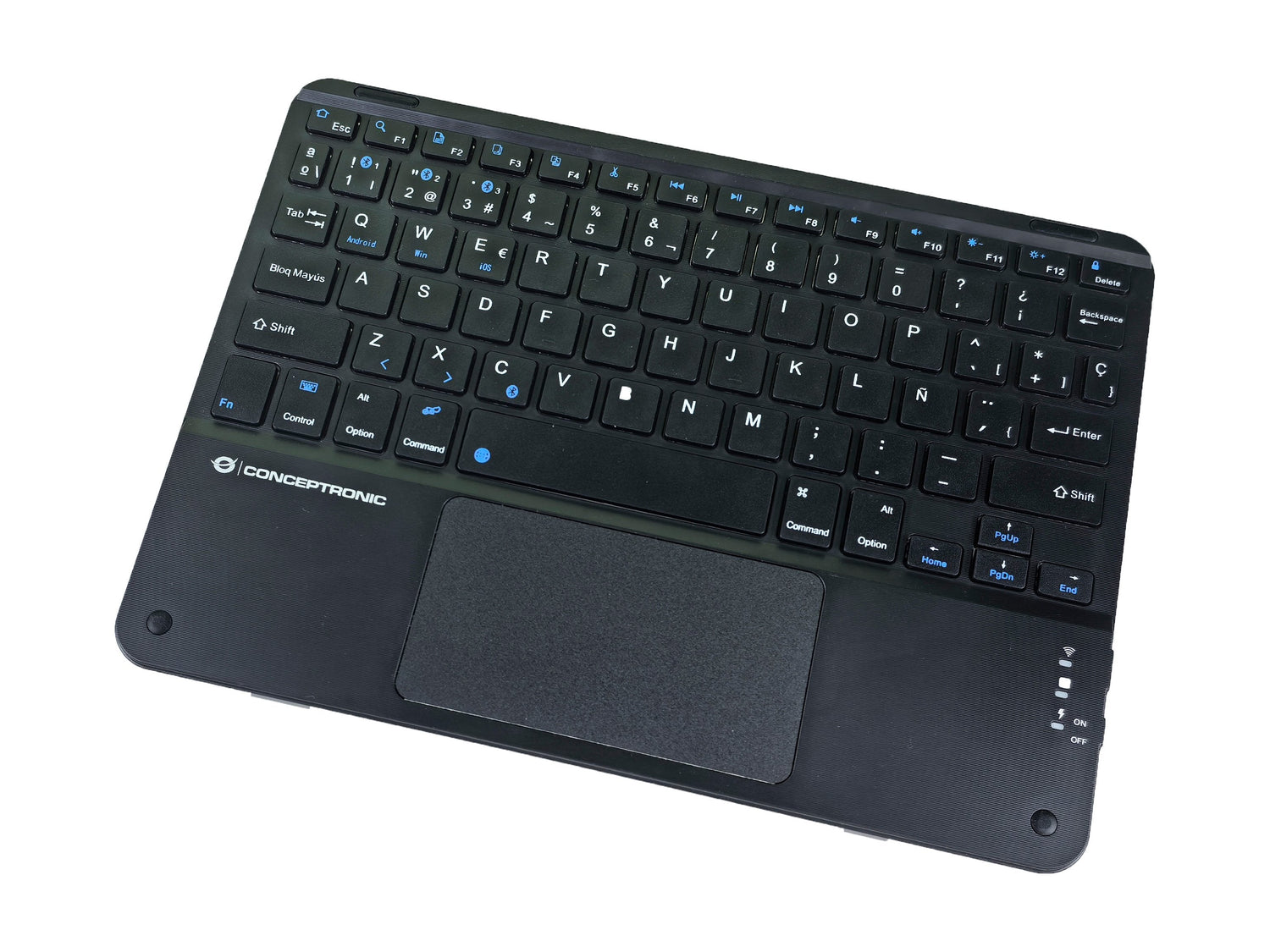 Conceptronic Wireless Teclado, Layout Spanisch 10" Negro