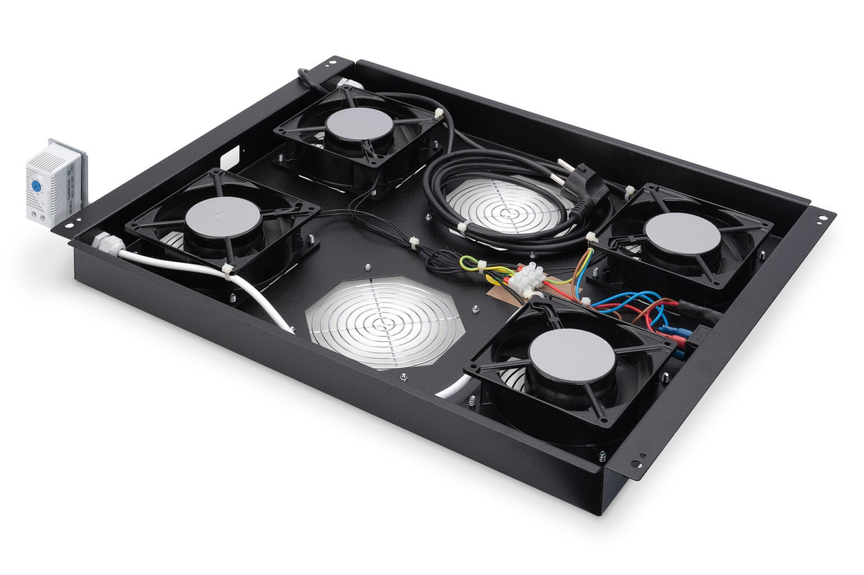 Digitus Dn-19 Fan-4-Srv-B Hardware Accesorio De Refrigeración Negro