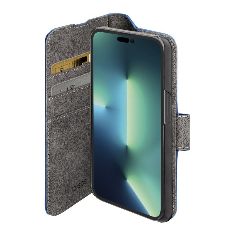 EAN 8018417416934 - SBS TEBKWALIP1461PB funda para teléfono móvil 15,5 cm (6.1") Funda cartera Azul imagen 2