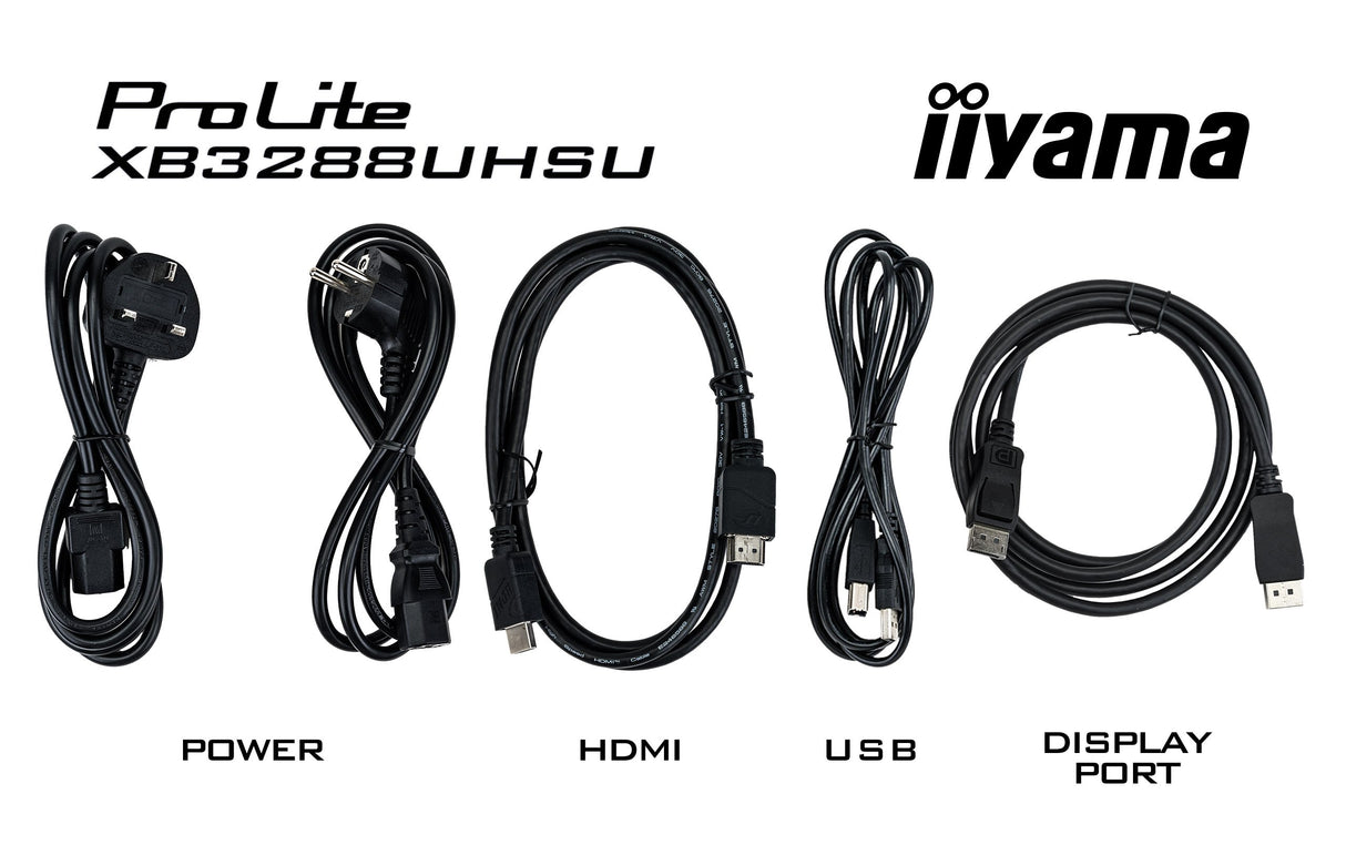 EAN 4948570121335 - iiyama ProLite XB3288UHSU-B5 pantalla para PC 80 cm (31.5") 3840 x 2160 Pixeles 4K Ultra HD LCD Negro imagen 11