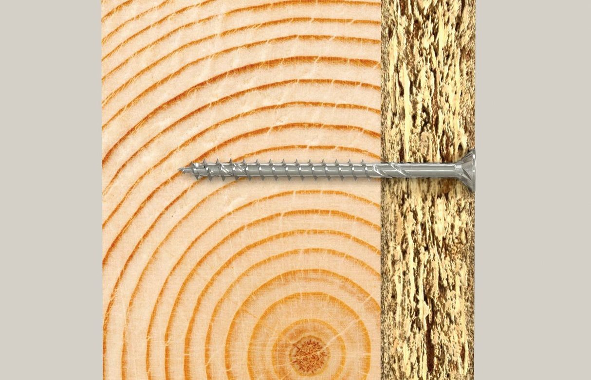 Fischer Fixtainer Powerfast Ii Cabeza Avellanada Tg/Vg Tx, Juego De Tornillos 702 Piezas, Rosca Parcial Y Total, Galvanizado 562928