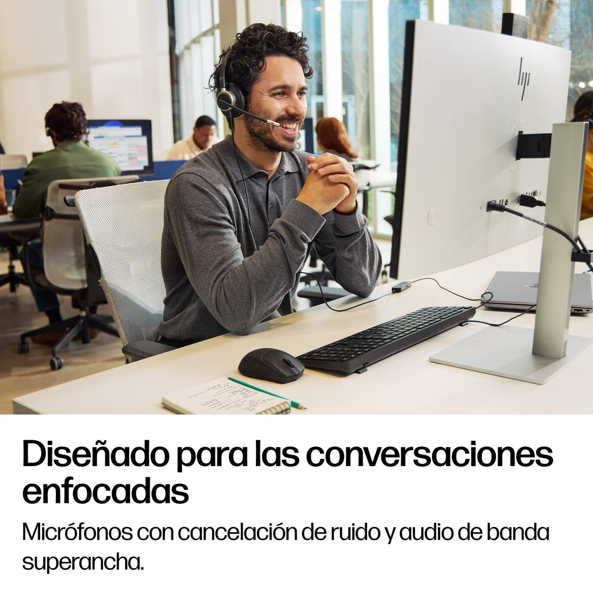 EAN 0199251820830 - HP Poly Mission 615 Monaural USB Wired Headset Alámbrico Diadema Oficina/Centro de llamadas USB Type-C / imagen 7