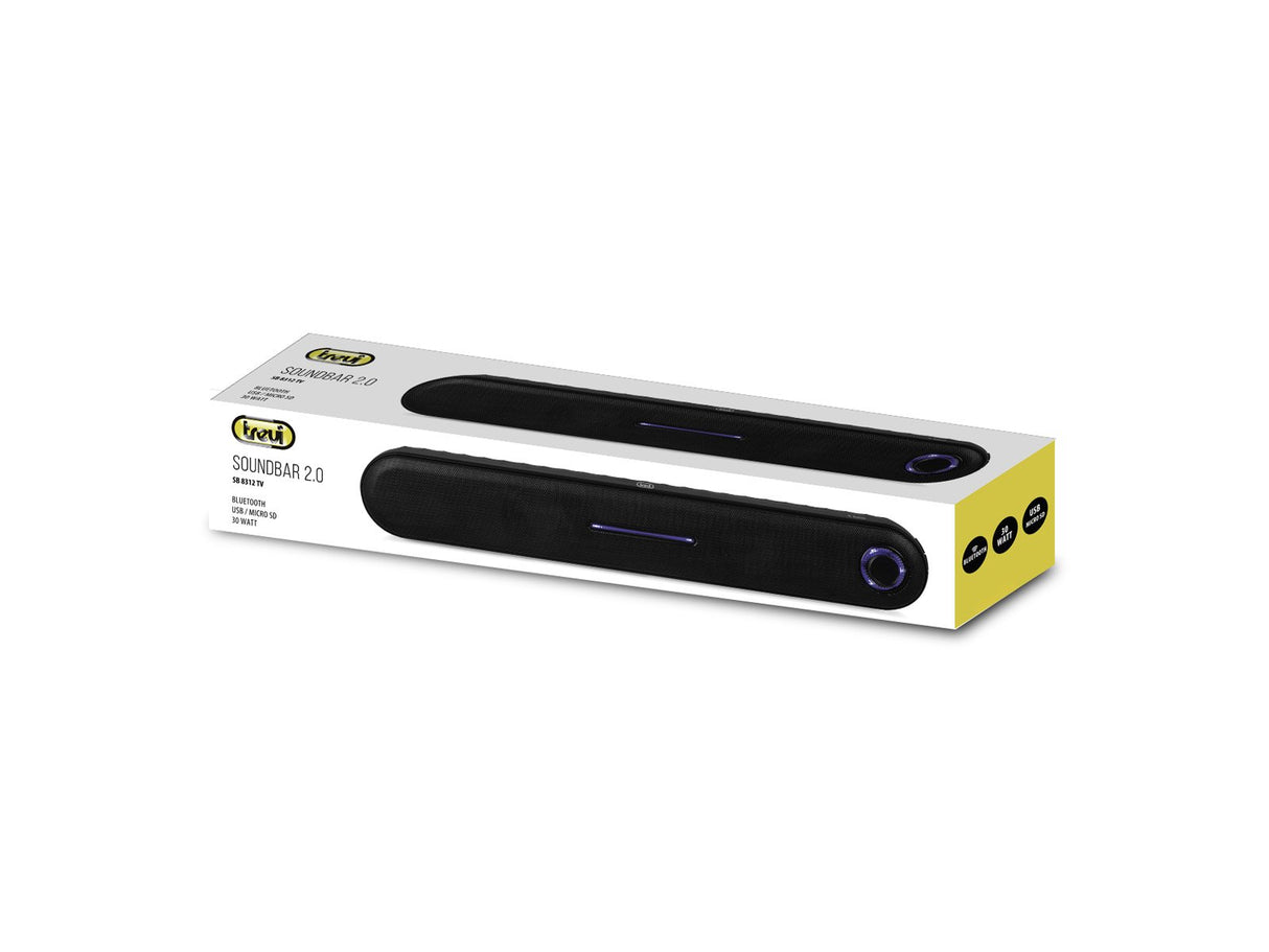 EAN 8011000027333 - Trevi SB 8312 TV Negro 2.0 canales 30 W imagen 9