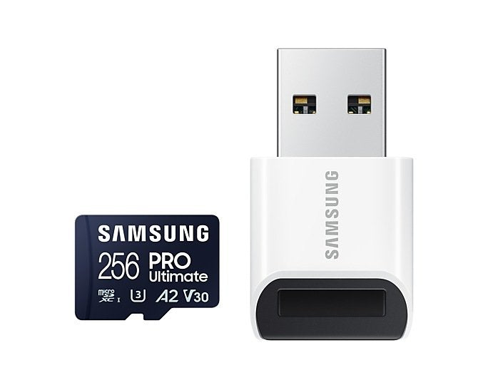 Samsung 256gb Pro Ultimate Microsd Card + Card Reader