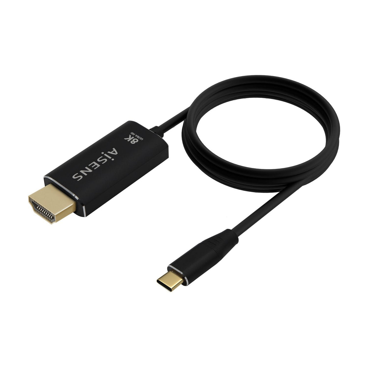 Aisens Cable Aluminio Usb-C A Hdmi 2.1 8k@60hz - Usb-C/M-Hdmi/M - 2m - Negro