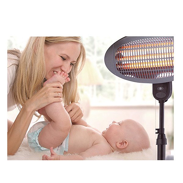 Olympia Bs 55 Calefactor Eléctrico Infrarrojo Negro 2000 W