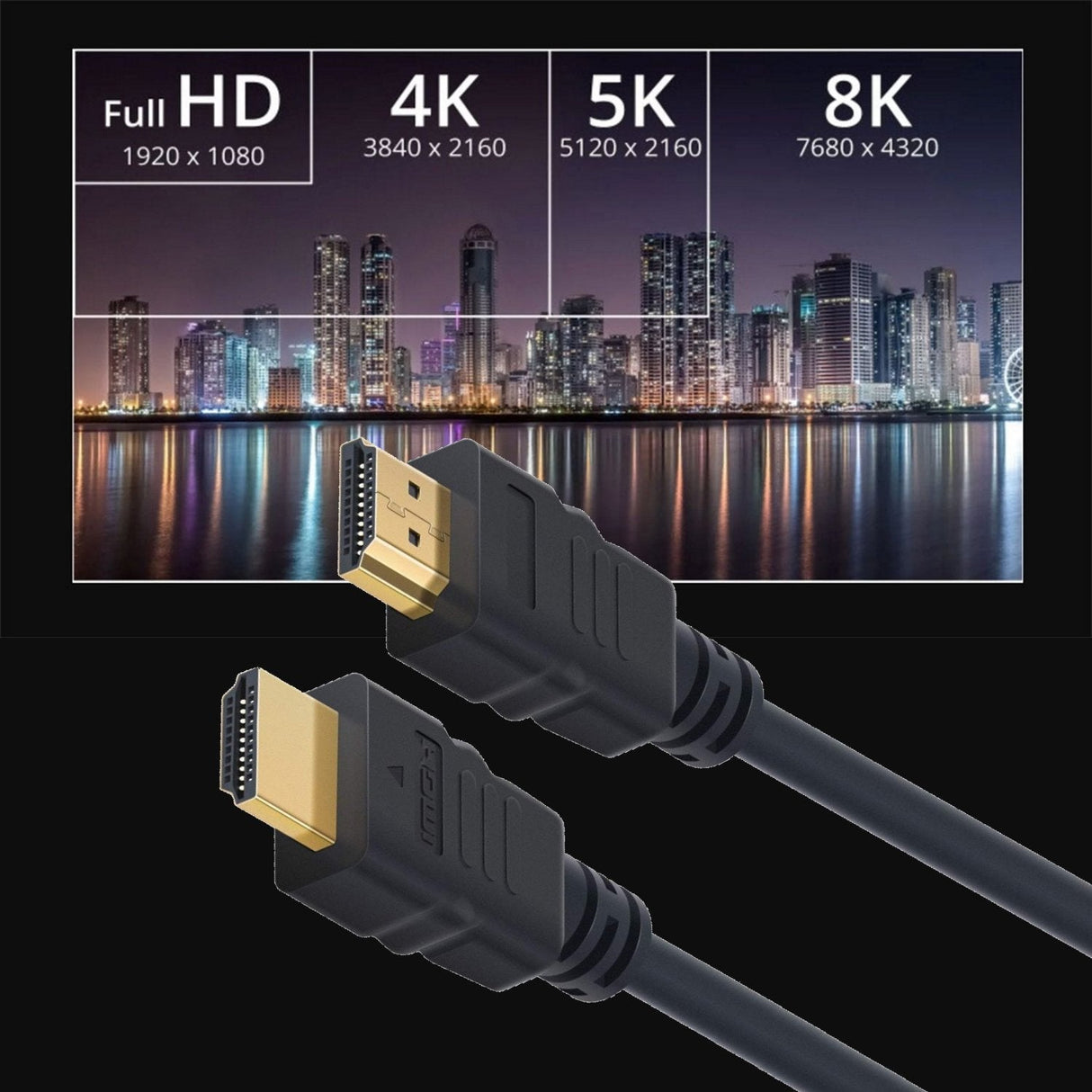 Ewent Hdmi 2.1 Alta Velocidad 8k, Ethernet 1,8m