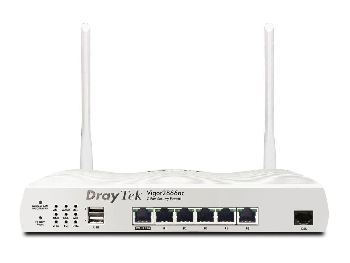 Draytek Vigor 2866ax Wlan-Ac Modemr. Adsl2+/Vdsl2/G.Fam Retail