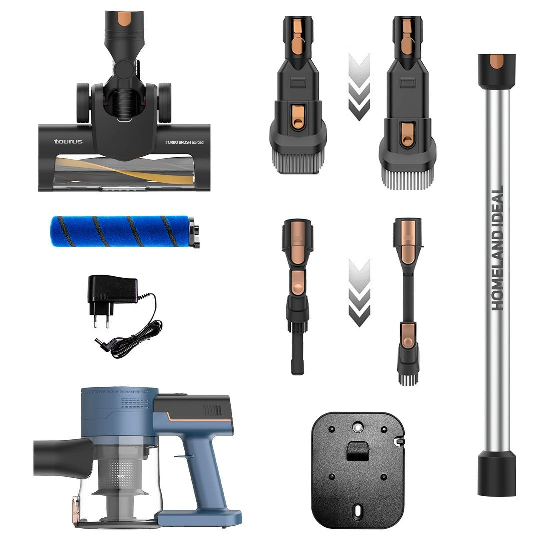EAN 8414234489340 - Taurus 948934000 aspiradora de pie y escoba eléctrica Aspiradora escoba Batería Secar HEPA Sin bolsa 0,5 imagen 2