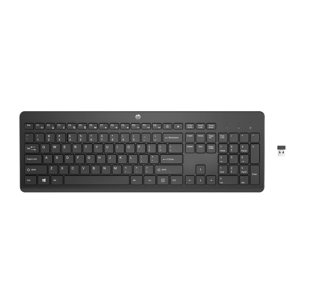 EAN 195908430360 - HP 230 Wireless Keyboard teclado Universal RF inalámbrico Negro imagen 1