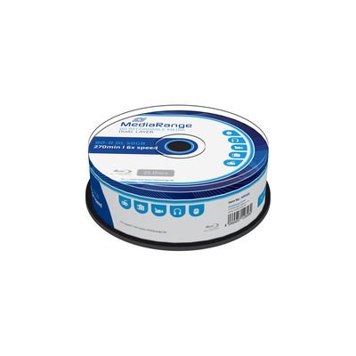 EAN 4260057128980 - MediaRange MR508 disco blu-ray lectura/escritura (BD) BD-R DL 50 GB 25 pieza(s) imagen 1