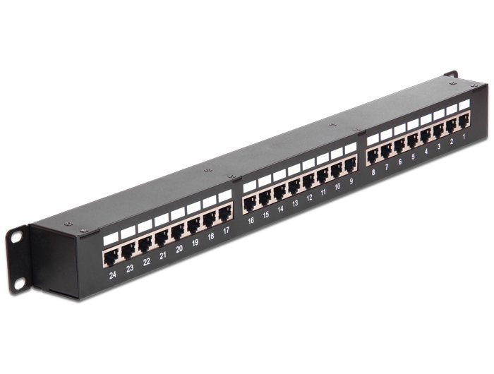 Delock 43295 19" Patchpanel Delock 24-Port Cat6 Negro