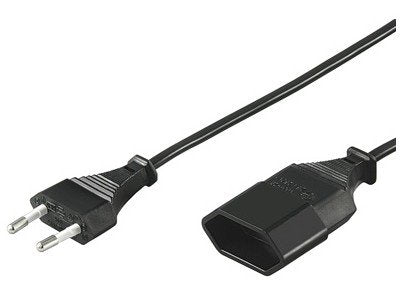 Deltaco Ojordad Apparatkab, Rak Cee 7/16 - Rak Iec 60906-1 Class 0, 5m