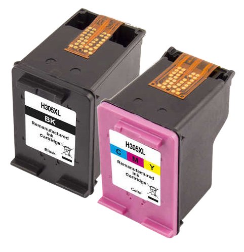 Paquete De Ahorro De Cabezal De Impresión Peach Pi300-954, Tinta Compatible Con Hp 305xl 6za94ae Pi300-954