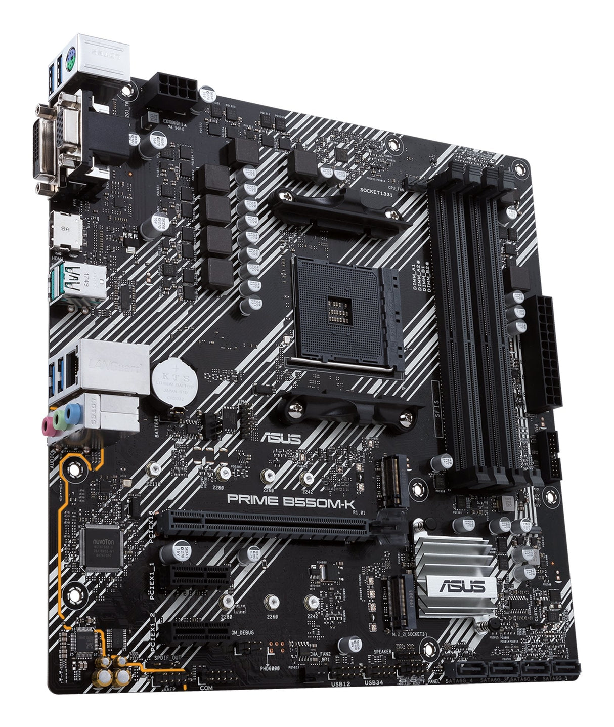 Placa Base Asus Am4 Prime B550m-K M-Atx/4xddr4/4xsata6/2xusb 3.2+4xusb 2.0 90mb14v0-M0eay0