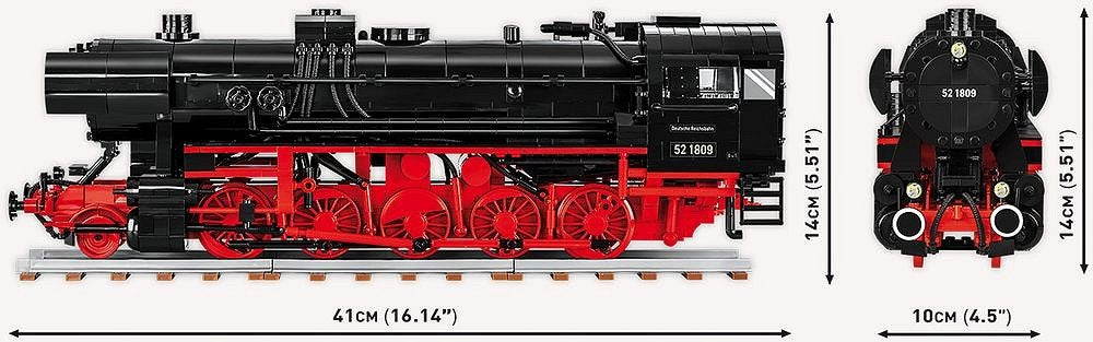 Juguete De Construcción Locomotora De Vapor Cobi Dr Br 52/Ty2 Escala 1:35 Cobi-6283