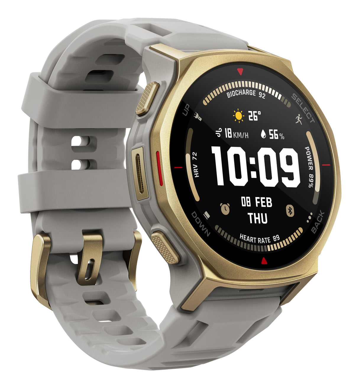 Amazfit T-Rex 3 Pro 1.32" Amoled 44 Mm Digital 466 X 466 Pixeles Pantalla Táctil Oro Wifi Gps (Satélite)