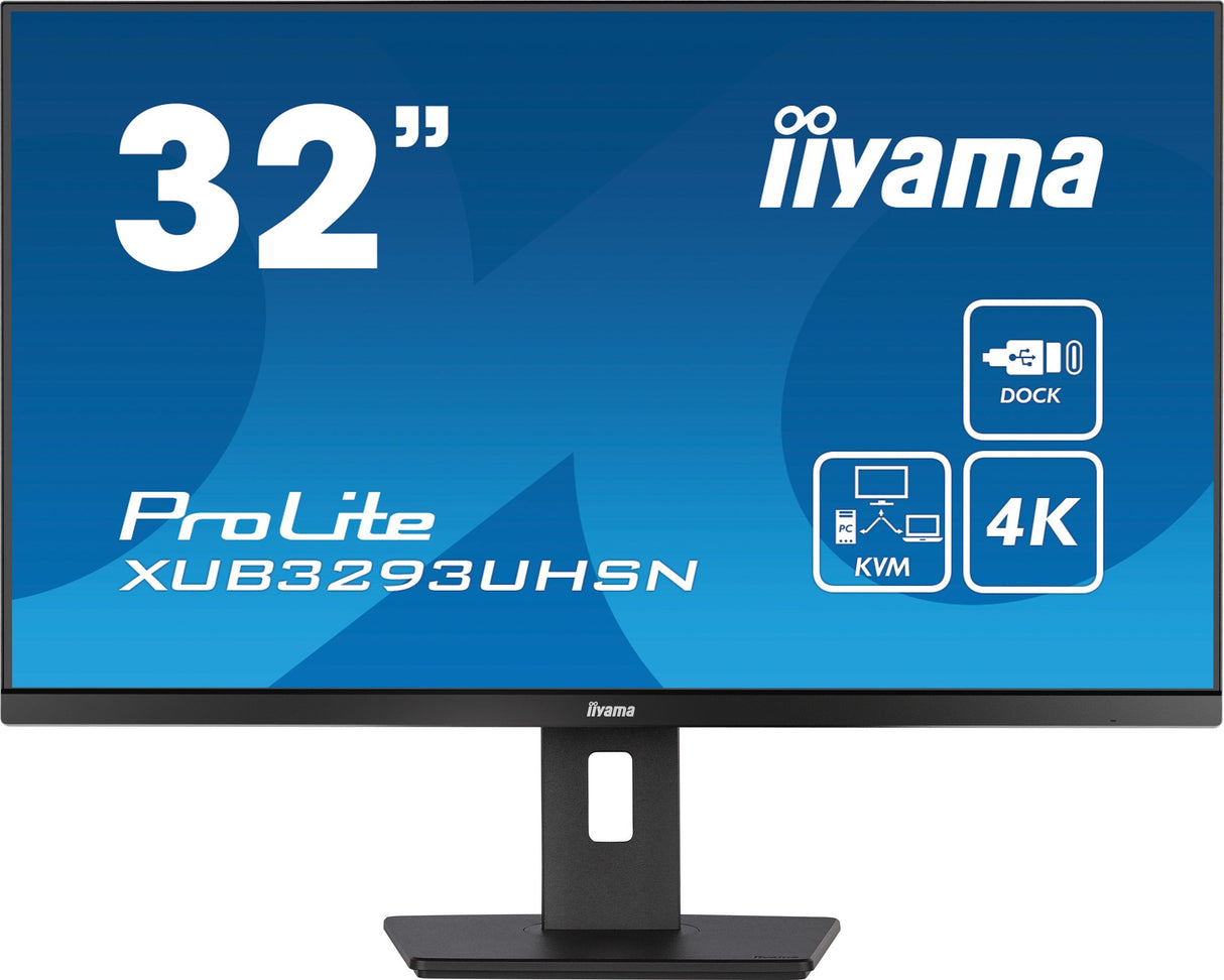 Iiyama 80,0cm 31,5" Xub3293uhsn-B5 16:9 Hdmi+Dp+Usb-C Ips Retail