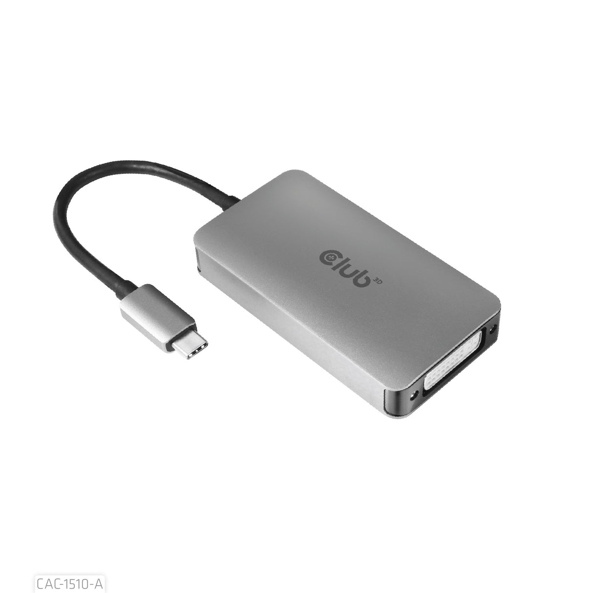 EAN 8719214471651 - CLUB3D CAC-1510-A adaptador de cable de vídeo 0,25 m USB Tipo C DVI-D Gris imagen 8