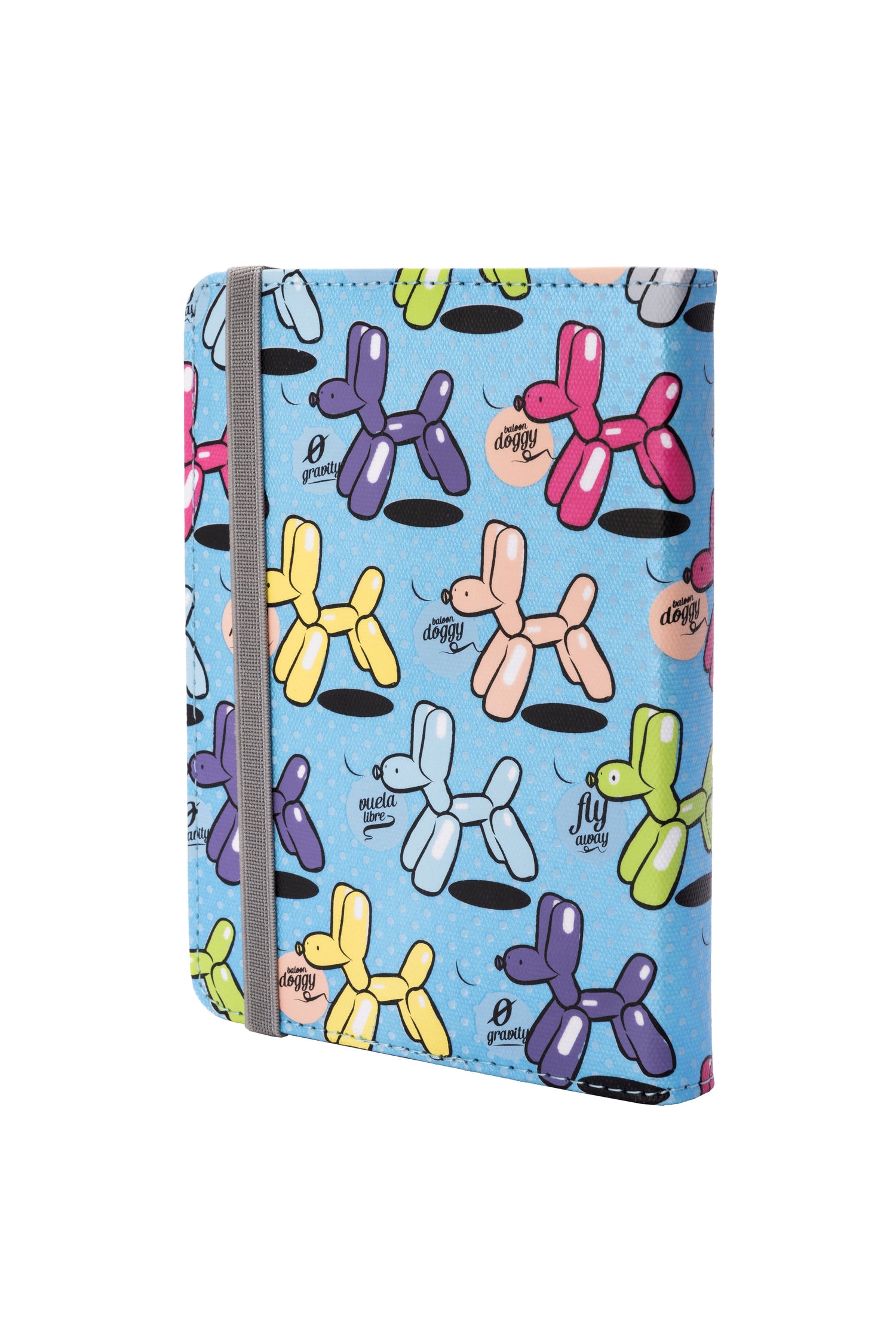 Funda Universal Silver Ht Para Ebook 6" Case Ballons Blue Metal