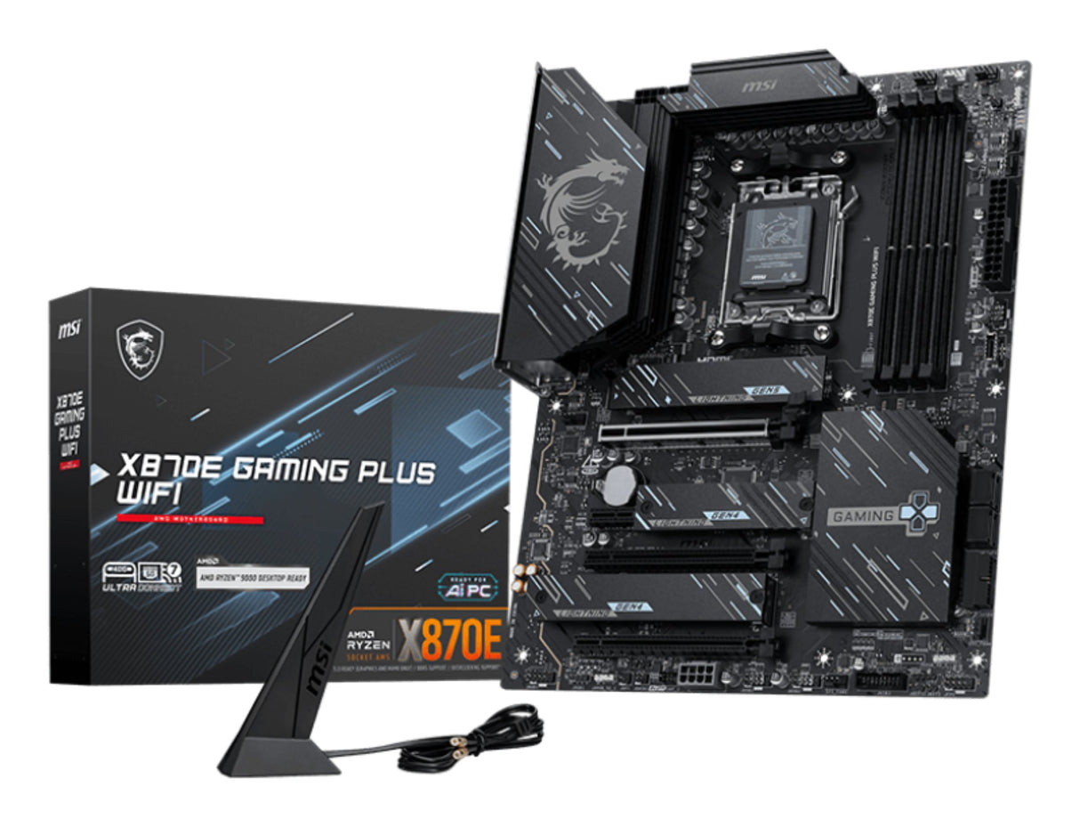 EAN 4711377347594 - MSI X870E GAMING PLUS WIFI placa base AMD X870E Zócalo AM5 ATX imagen 1