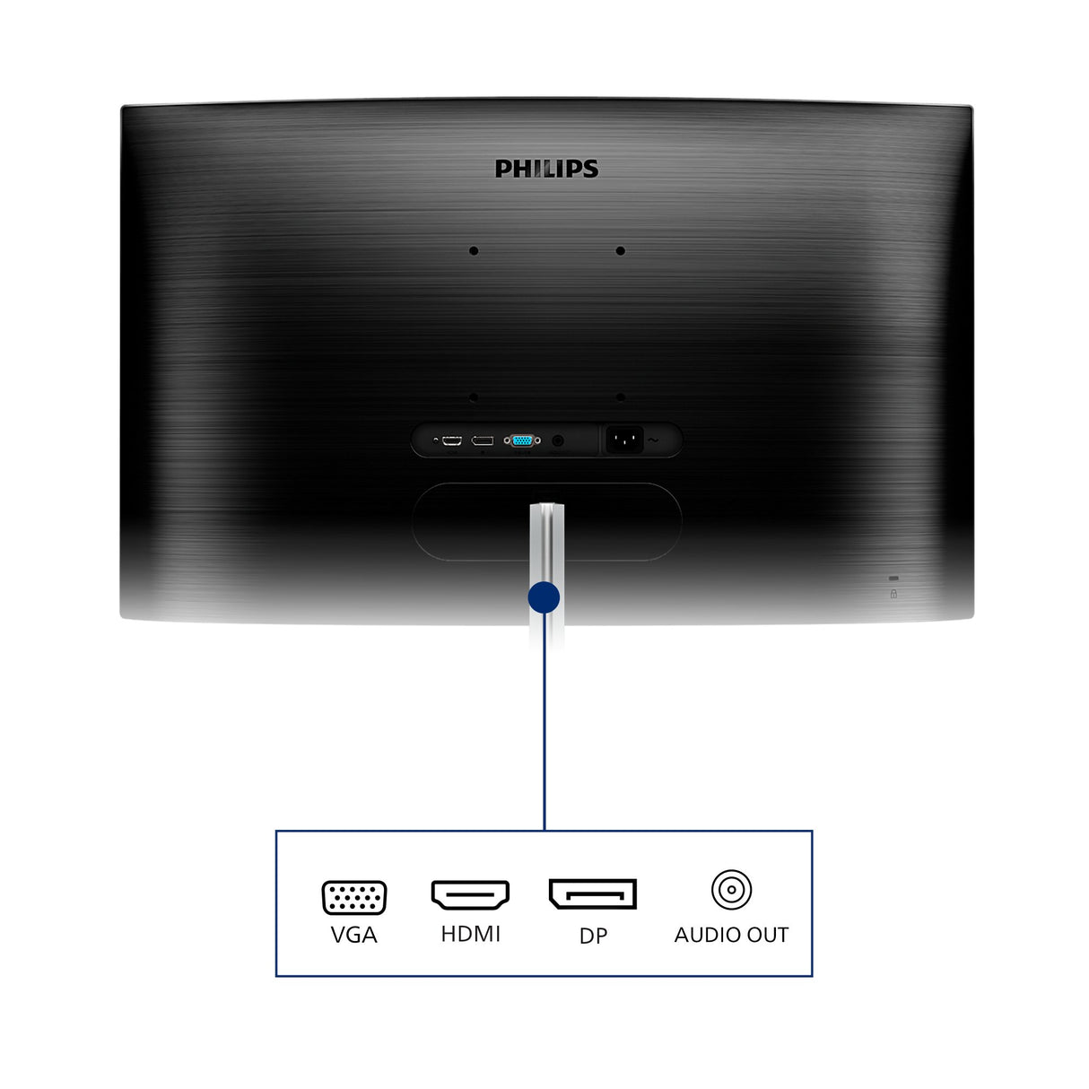 EAN 8712581758493 - Philips E Line 325E1C/00 pantalla para PC 80 cm (31.5") 2560 x 1440 Pixeles Quad HD LCD Negro imagen 5