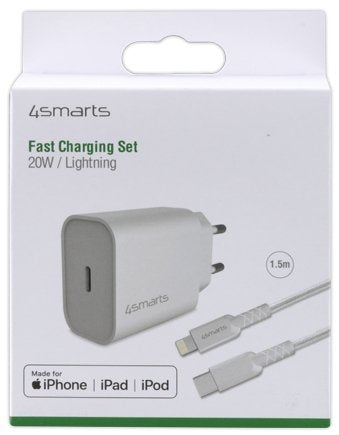 4smarts Cargador 20w 1,5m Lightning Cable Para Iphone / Ipad