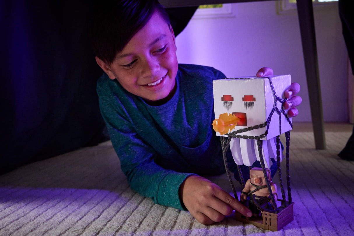 Figura Ghast Lanza El Ataque Fantasma Minecraft La Pelicula 25cm