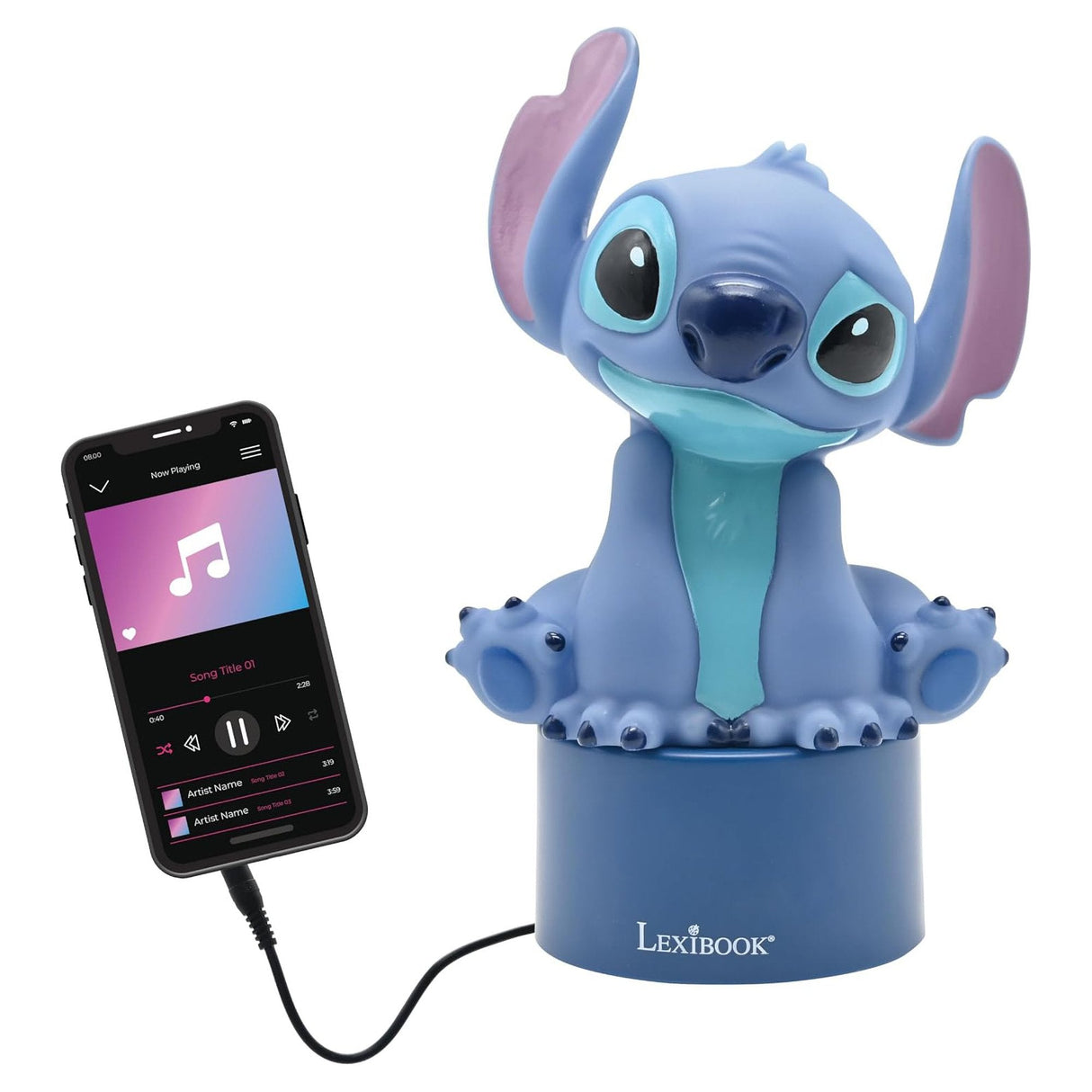 Altavoz Luz Nocturna Stitch Disney