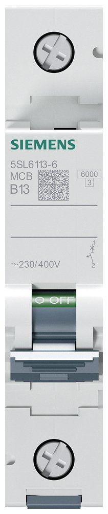 Siemens 5sl61136 Leitungsschutzschalter 230 400v 6ka 1p B 13a