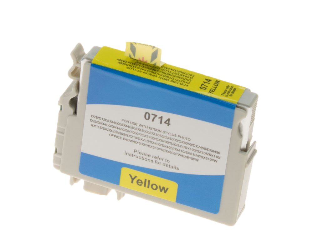 G&G Cartucho Compatible Con Epson T0714 C13t07144012 Amarillo