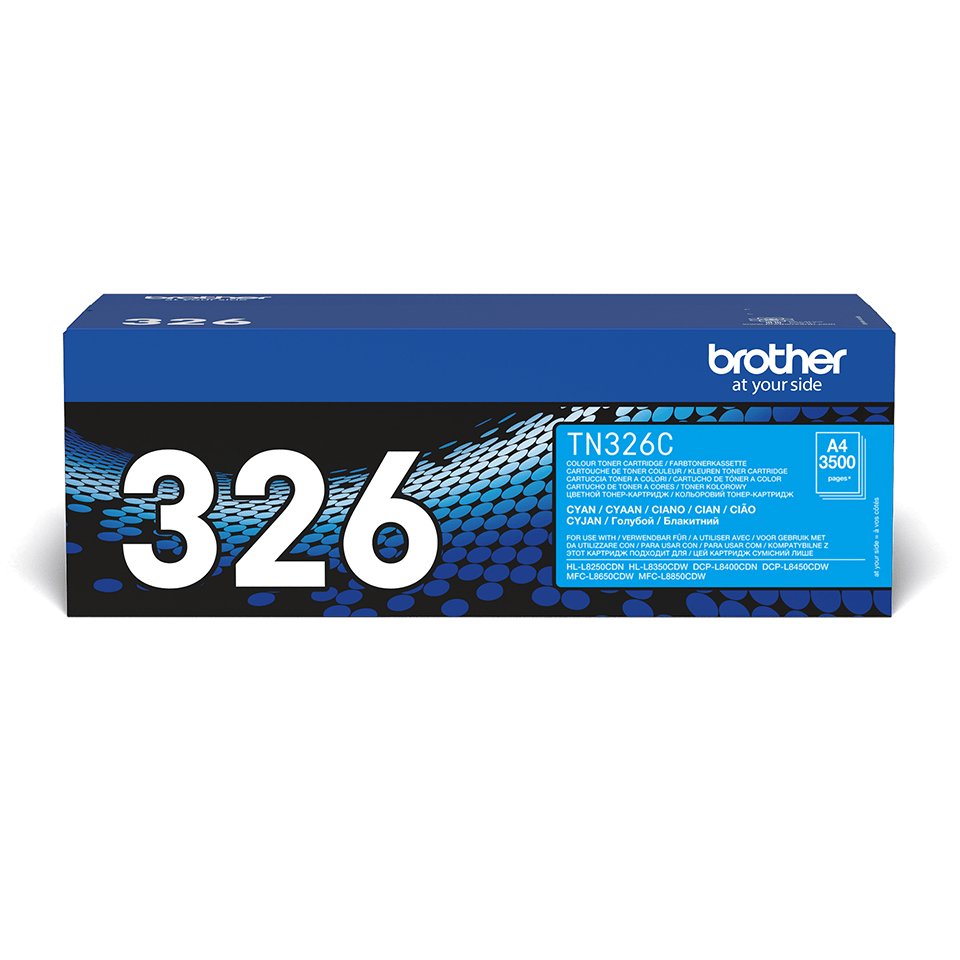 EAN 4977766735025 - Brother TN-326C cartucho de tóner 1 pieza(s) Original Cian imagen 1