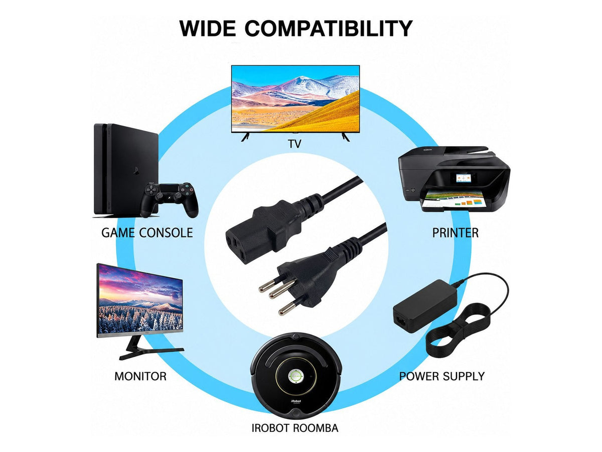 Equip Cable De Alimentación C13 ->T12 H/M Negro 5.00m Pvc